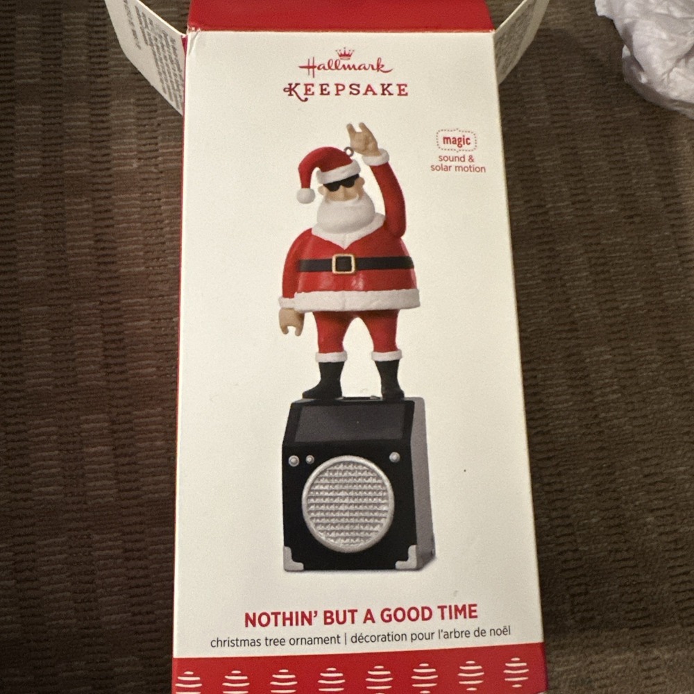 Hallmark Keepsake Ornament Nothin But A Good Time Magic Sound Motion 2017 ES1709